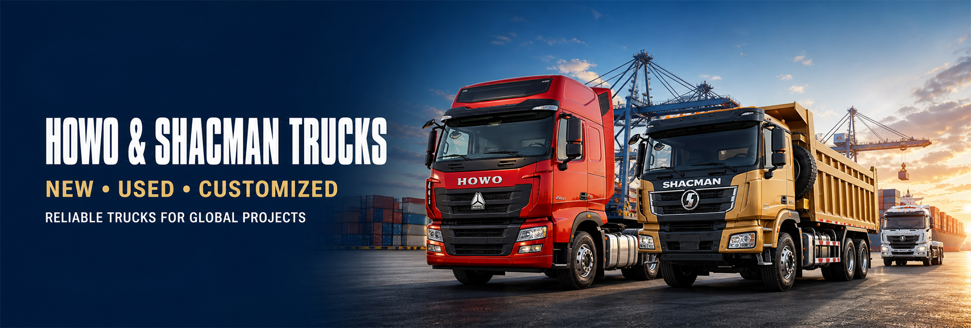 HOWO & SHACMAN Trucks for Sale