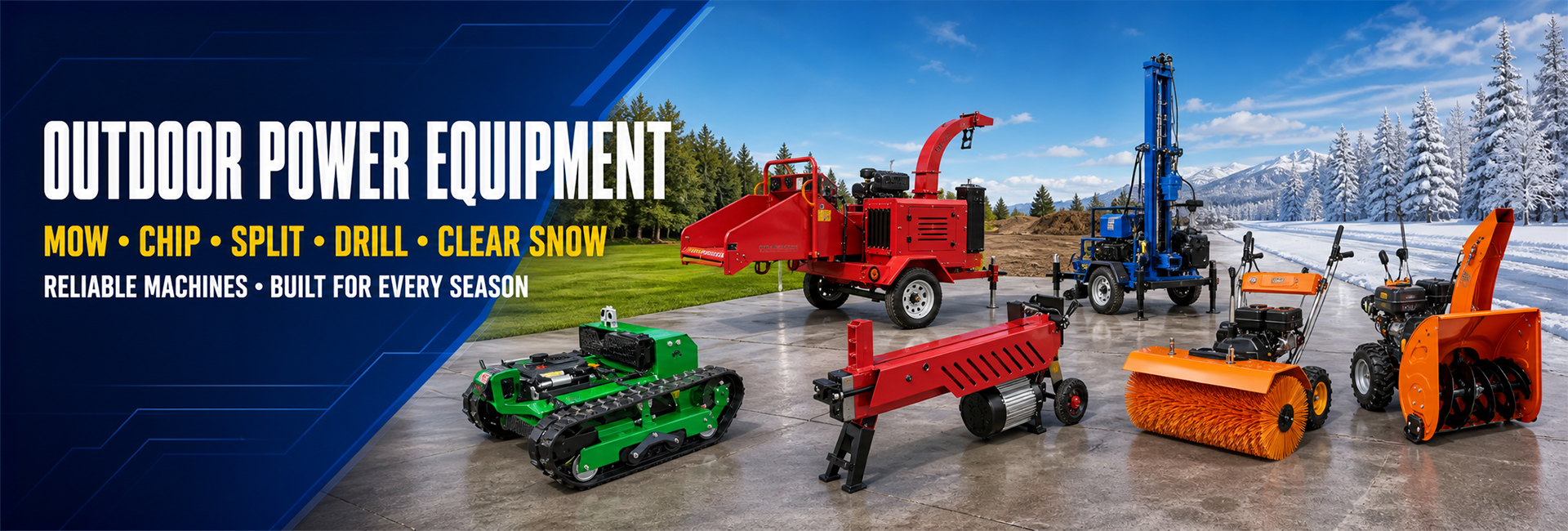 Outdoor Power Equipment | Lawn, Wood & Snow Machinery