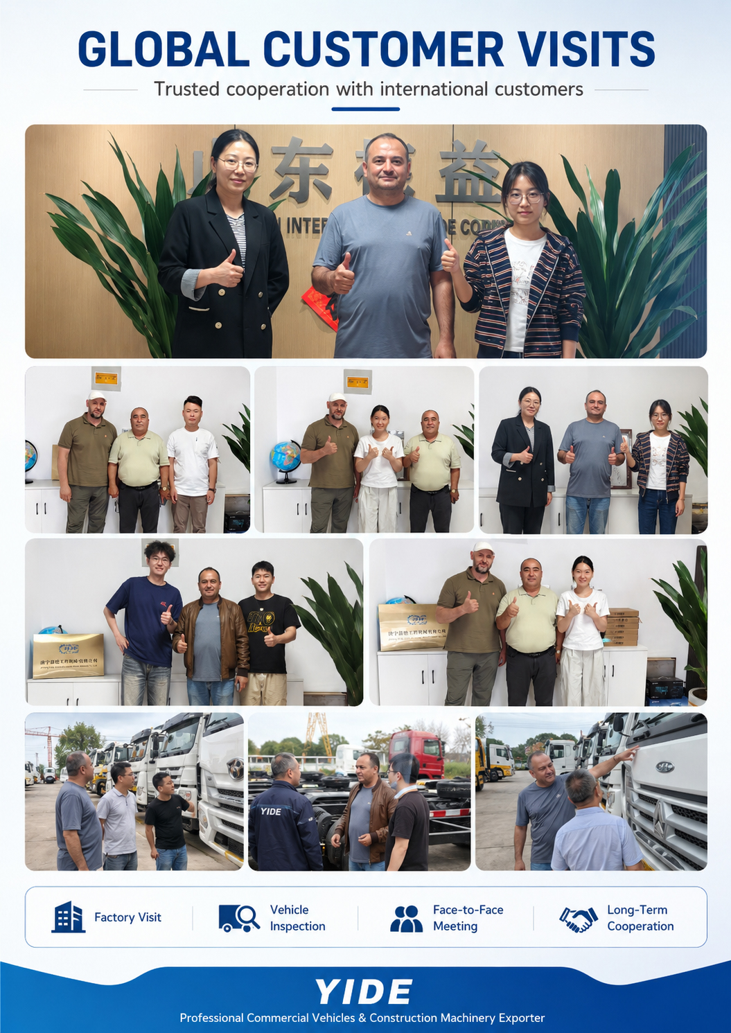 International Customers Visit YIDE for Truck Inspection